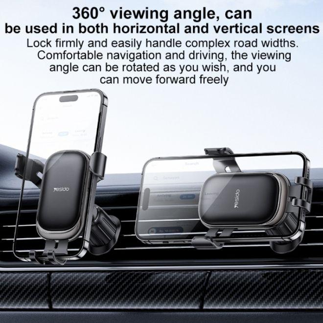 Actual product image Yesido C247 Car mount horizontal and vertical for 4.7" to 7.2"