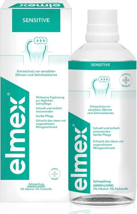 Image du produit Elmex Bain de bouche Sensitive (400 ml, Bains de bouche)