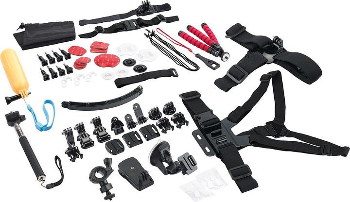 Produktbild Somikon 66in1-Zubehör-Set für Action-Cam DV-4017.WiFi, DV-850.WiFi und GoPro® (Diverse)