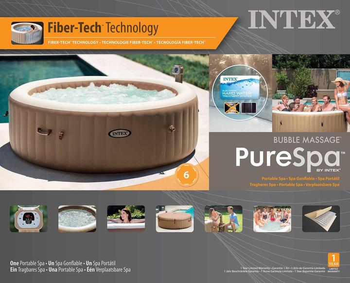 Actual product image Intex PureSpa Bubble Massage (6 pers.)