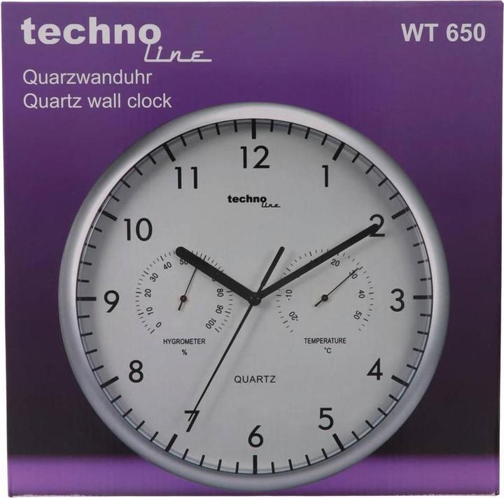 Immagine prodotto Technoline Orologio da parete WT650 (26 cm)