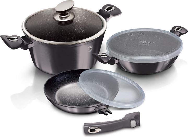 Actual product image BerlingerHaus Pot and pan set BH-7052 (24 cm, Pot, Frying pan, Aluminium)