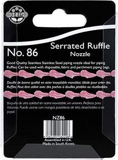 Actual product image Jem Serrated Ruffle Nozzle #86 (Nozzle)