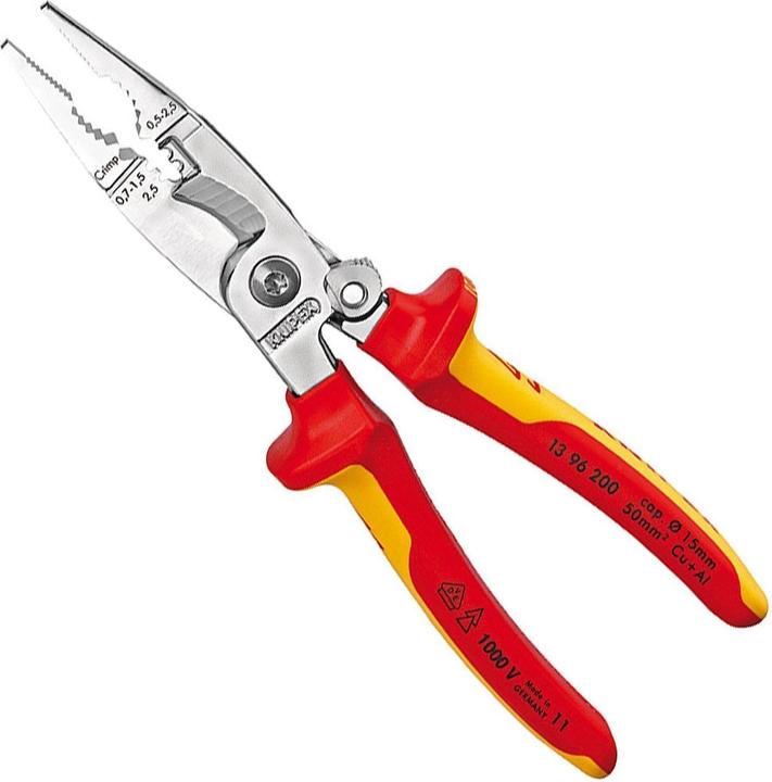 Actual product image Knipex Pliers for Electrical Installation (200 mm)