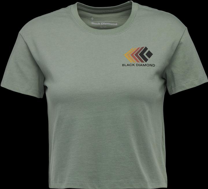 Black Diamond Faded Crop Ss Tee (M)