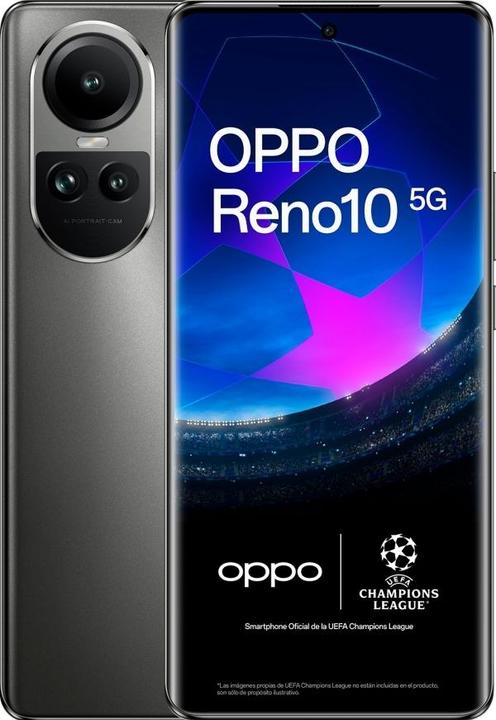 Actual product image OPPO Reno 10 (256 GB, Silvery Grey, 6.70", 64 Mpx, 5G)