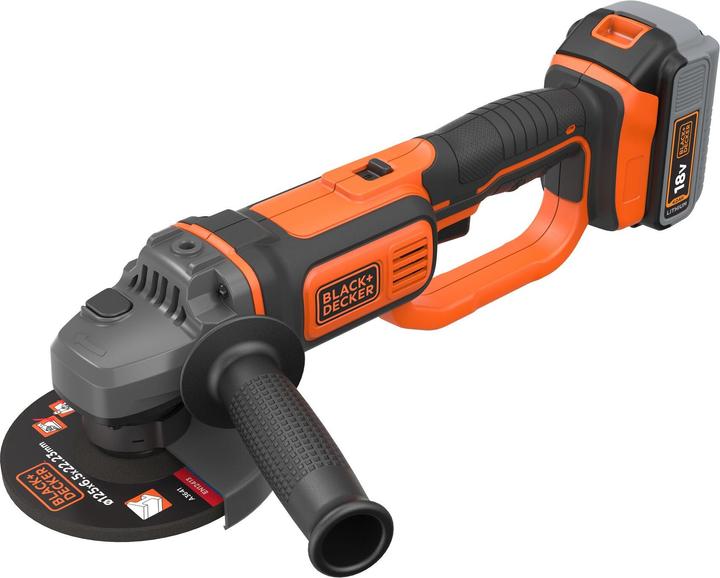 Black & Decker Accu Haakse Slijper BCG720M1 (125 mm)