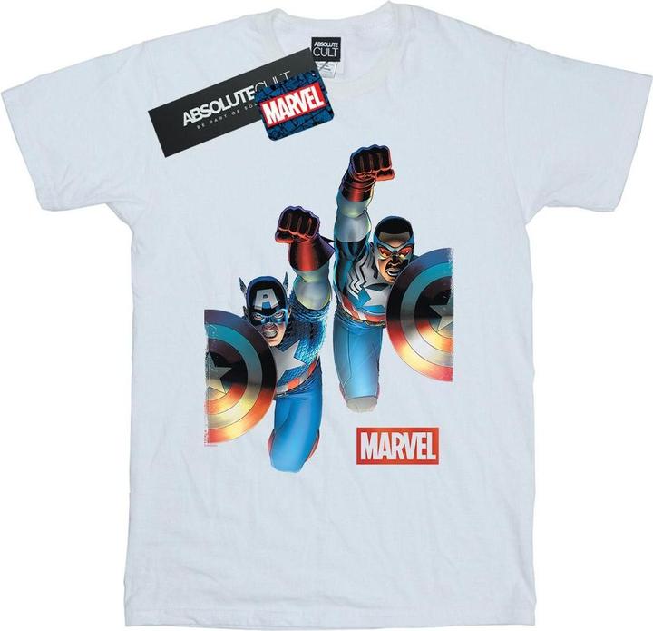 Produktbild Falcon And Captain America Side By Side TShirt (4XL)