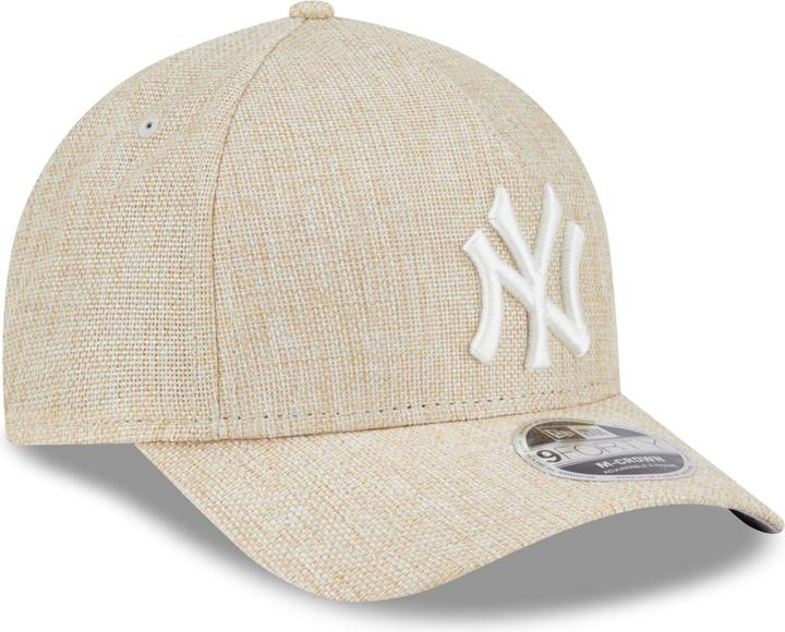 New Era 9Forty M-Crown Cap - Weave New York Yankees Beige