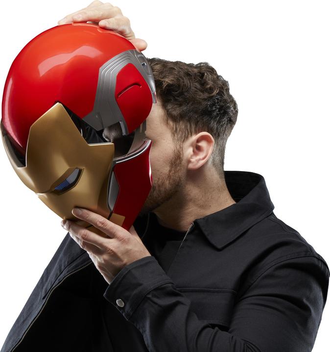 Actual product image Hasbro Avengers: Endgame Marvel Legends Electronic Helmet Iron Man Brand LXXXV
