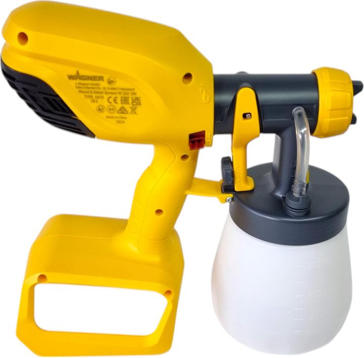 Actual product image W250 18V Akku-Farbsprühpistole 18 V Fördermenge (max.) 250 ml/min