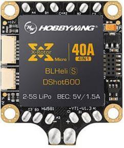 Actual product image Hobbywing XRotor Micro 40A 2-5S 4in1 ESC