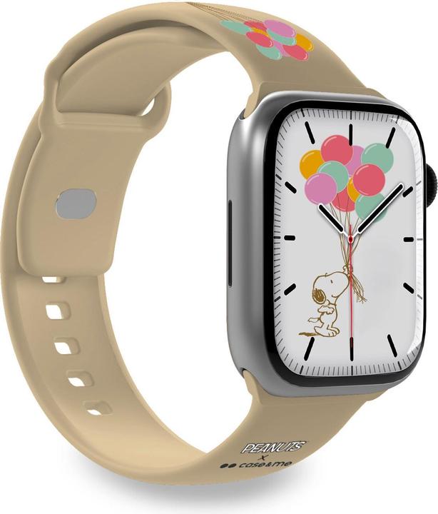 Actual product image Caseme Strap for Peanuts-themed Apple Watch 42, 44, 45,49mm (42 mm, 44 mm, 45 mm, 49 mm, Silicone)