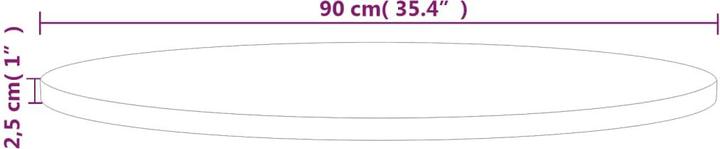 Immagine prodotto VidaXL Jobina (90 x 2,5 cm)