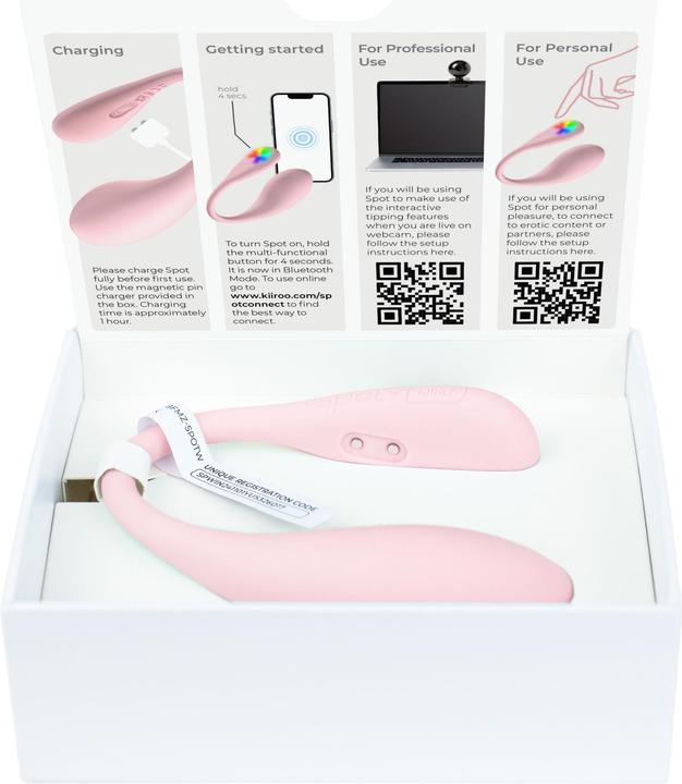Produktbild Kiiroo Spot Interaktiver Ei-Vibrator zum Tragen