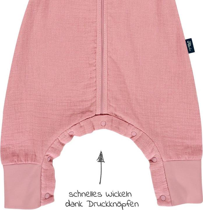 Produktbild Alvi Schlafsäcke Sommer-Schlafsack mit Füssen Musselin / Sleep-Overall (0.5 TOG)
