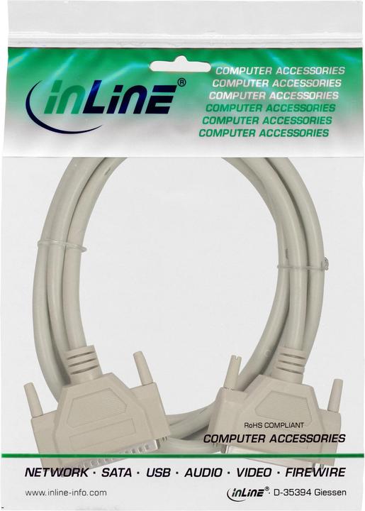 Actual product image InLine Serial extension (3 m, VGA)