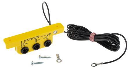 Actual product image Rs Pro Earth bonding bracket,3x4mm banana (Static protection)