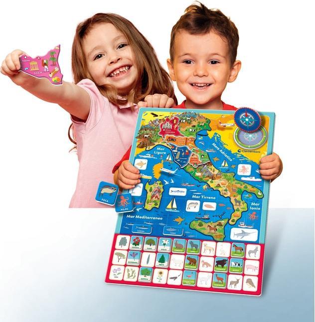 Actual product image Clementoni Magnetic Geo Puzzle Italy