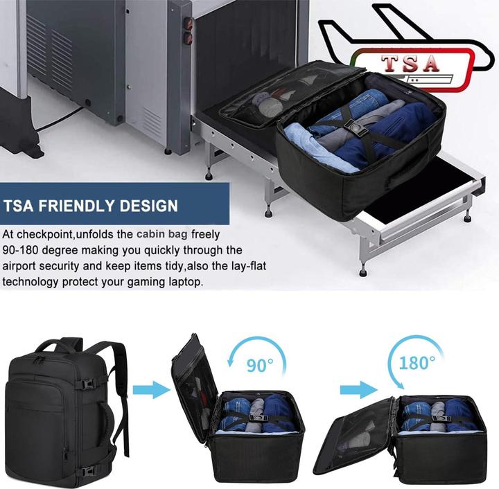Produktbild Only-Bags.Store Handgepäck-Rucksack mit separatem Ein-Zoll-Computerfach (20 l)