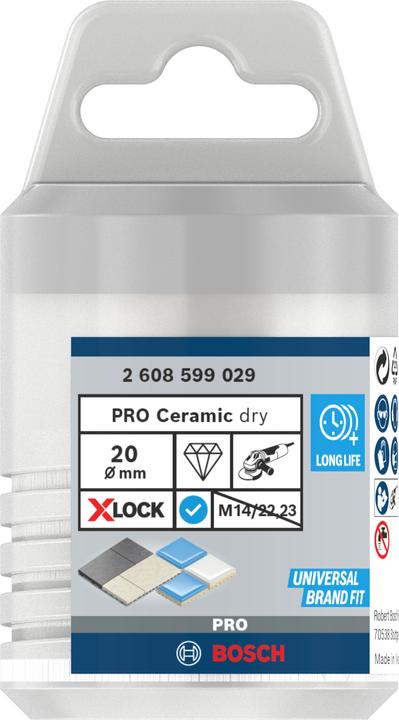 Produktbild Bosch Professional Zubehör PRO Core Cutter dry X-Lock, 20 x 35 mm (20 Millimeter)