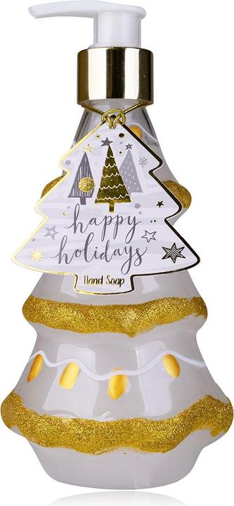 Accentra Seifenspender mit Handseife HAPPY HOLIDAYS (Flüssigseife, 310 ml)