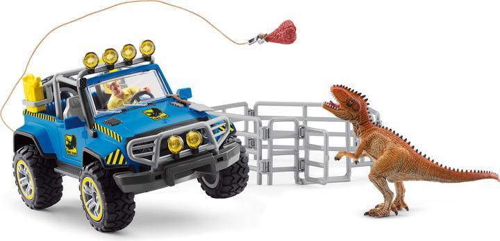 Actual product image Schleich Off-road vehicle with Dino outpost
