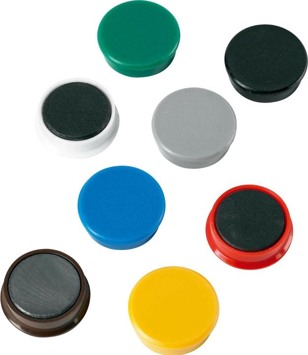 Produktbild Alco Kraftmagnete 38mm farbig sortiert 10 St./Pack (10 x)