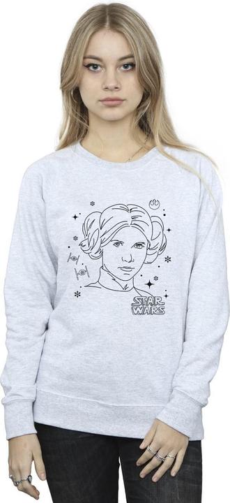Image du produit Star Wars - Sweat EPISODE IV: A NEW HOPE LEIA CHRISTMAS SKETCH - Femme (L)