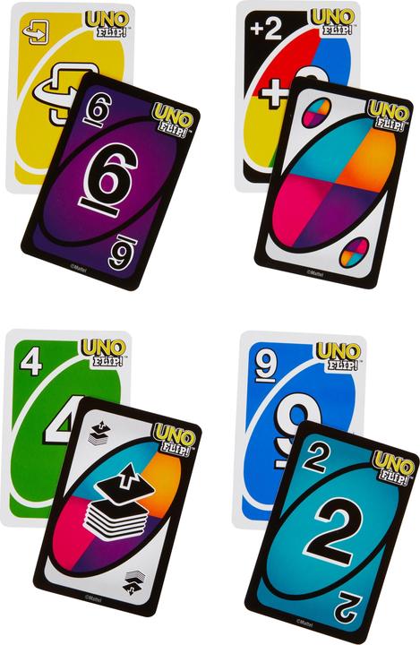 Actual product image Mattel Games Uno Flip (Multilingual)