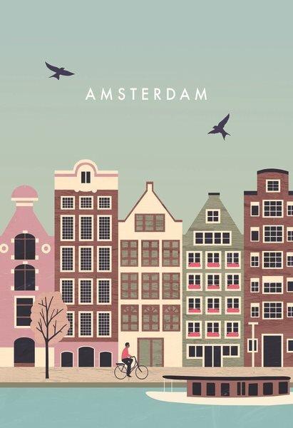 Productafbeelding Ravensburger Puzzel 12001377 - Amsterdam - 99 stukjes Puzzel Moment voor volwassenen en kinderen vanaf 14 (99 onderdelen)