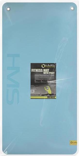 Produktbild HMS Club-Fitnessmatte mit Löchern blau Premium MFK02 (20 mm)