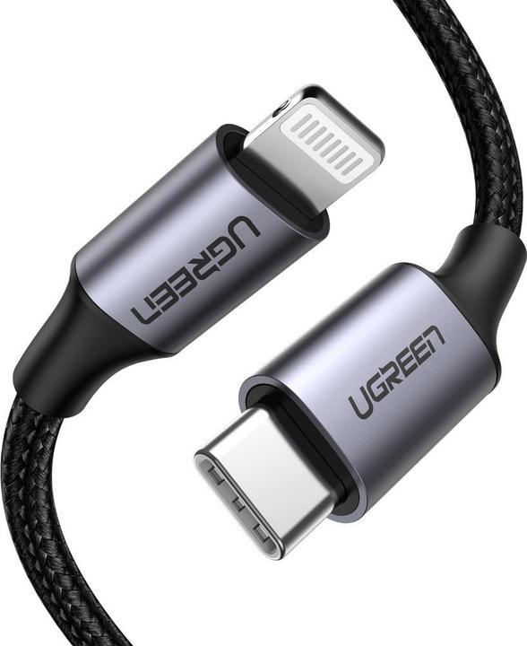 Produktbild Ugreen Lightning zu USB-C 2.0 (1 m, USB 2.0)