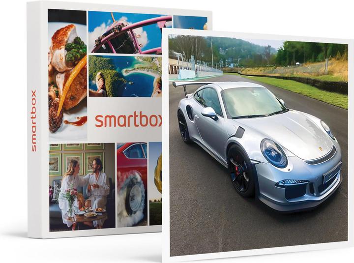 Actual product image Smartbox 2 laps at the wheel of a Porsche 991 GT3 RS on the Anneau du Rhin racetrack (1 pers.)