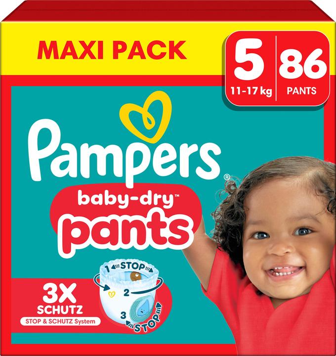 Immagine prodotto Pampers Baby-Dry Pants (Dimensione 5, Box mezzo mese, 86 Pezzo/i)