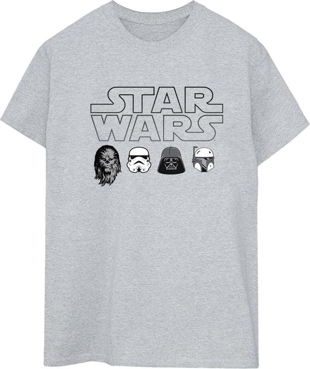 Produktbild Star Wars Character Heads TShirt (L)