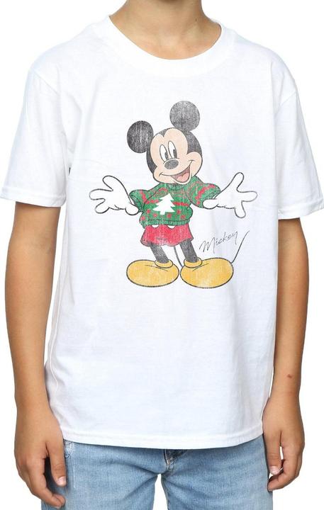 Immagine prodotto Disney Mickey Mouse Christmas Jumper Maglietta Ragazzi (128)