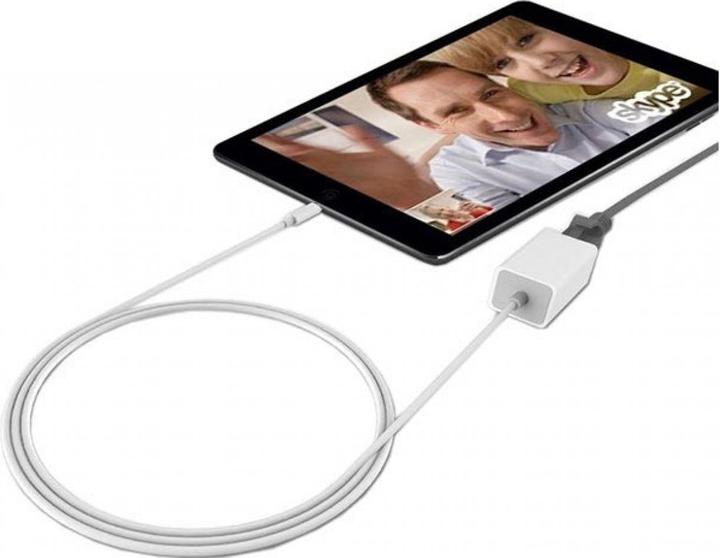 Actual product image PowerGuard Network Cable Adapter (Lightning, RJ45)