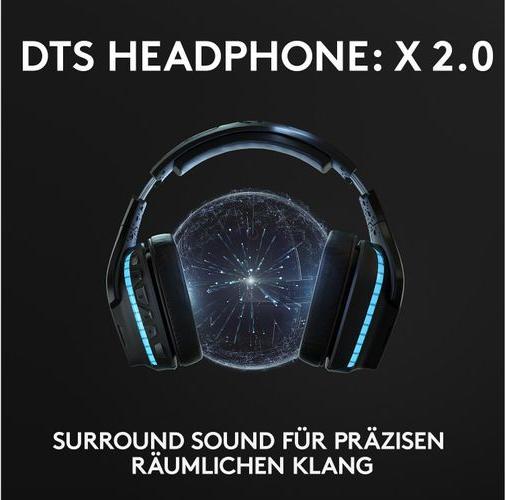 Produktbild Logitech G G935 Wireless 7.1 Surround Sound LIGHTSYNC für Gaming - 2,4 GHz - EMEA (Kabellos)