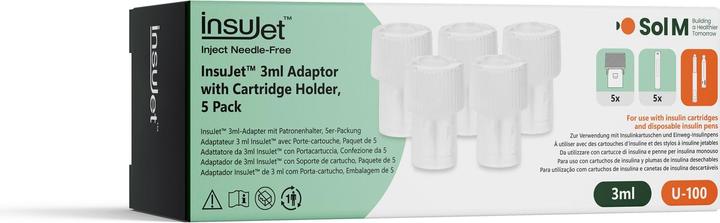 Actual product image Sol-m SOL M InsuJet Adapter 3ml 5 (Insulin injections)