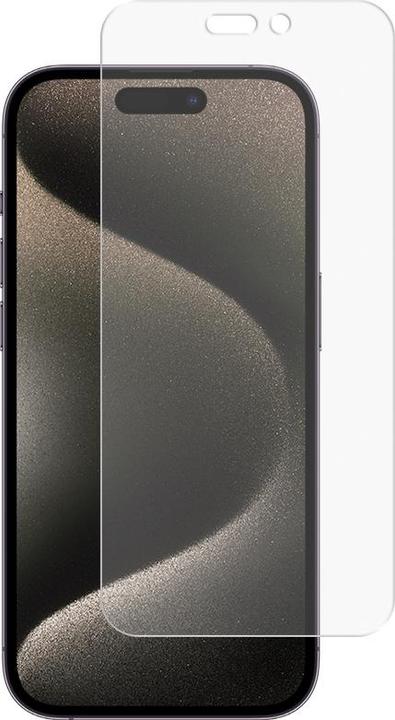 Produktbild Vmax gehärtetes Glas 0,33mm klares Glas für iPhone16 Plus / 15 Plus 6,7" mattiert (1 Stück, Apple iPhone 16 Plus)