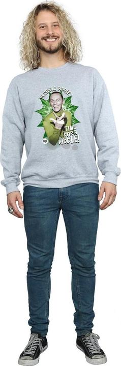 Produktbild Batman TV Serie The Riddler Zeit ein Rätsel Baumwolle Sweatshirt (M)