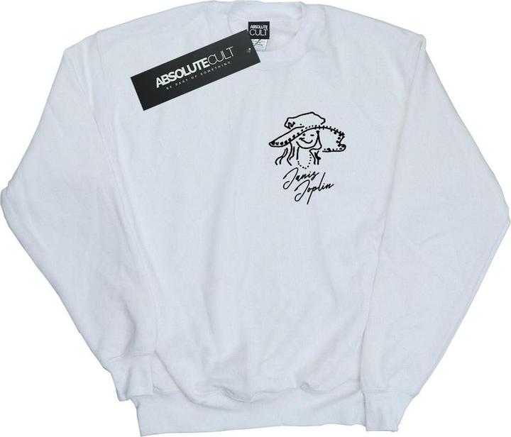 Actual product image Janis Joplin Mens Outline Sketched Sweatshirt (XXL)