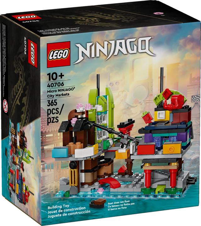 Immagine prodotto LEGO Micro modello Ninjago dei mercati di NINJAGO® City (40706, LEGO Ninjago)