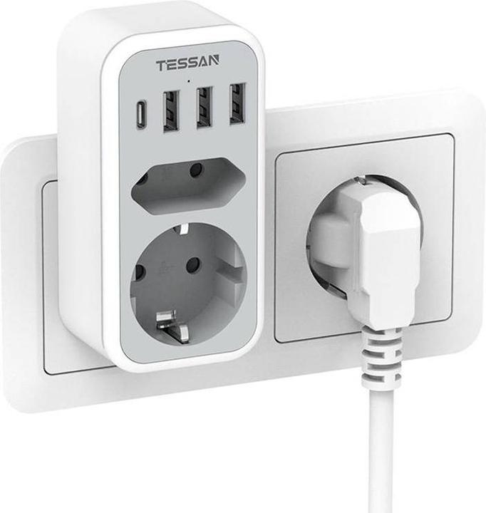 Image du produit Tessan Socle mural TS-328-FR (CEE 32/5, CEE 7/4, 1 x)