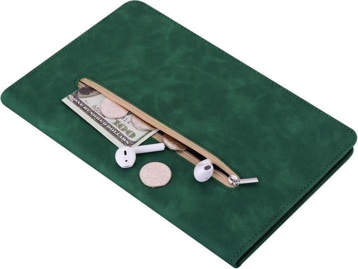 Actual product image Cover-Discount Galaxy Tab S9+ - protective cover with zipper bag green (Galaxy Tab S9 Plus)