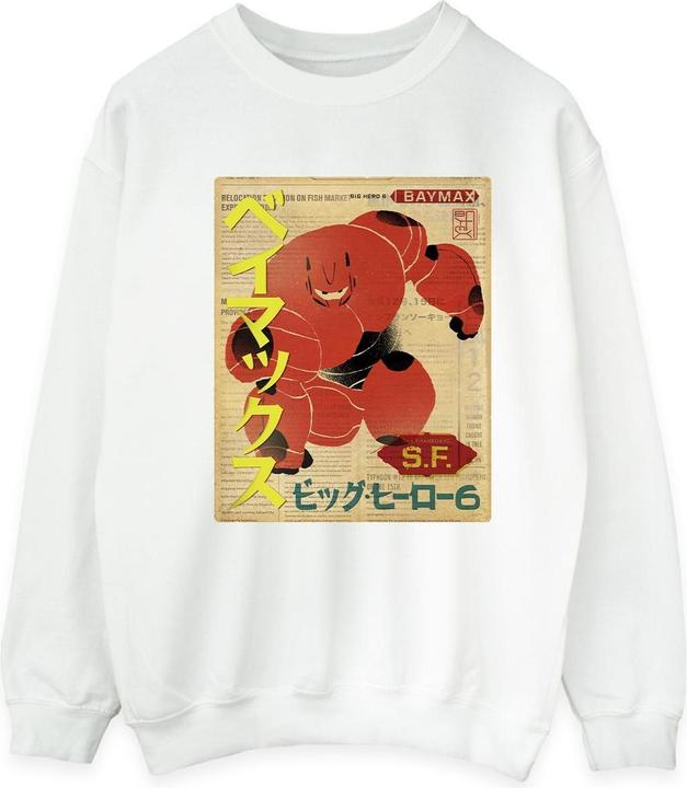 Produktbild Disney Big Hero 6 Baymax Baymax Newspaper Sweatshirt (L)