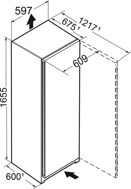 Image du produit Liebherr Réfrigérateur Re 5020 Blanc, Droite, Réversible (348 l)