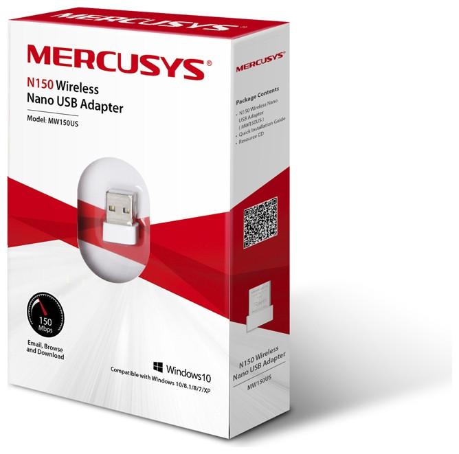 Immagine prodotto Mercusys Scheda N150 Wifi Nano USB Adapter USB 2.0 1 Antenna Interna (USB)