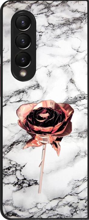 Produktbild PhoneLook Hülle Marble Rose Gold (Samsung Galaxy Z Fold4)